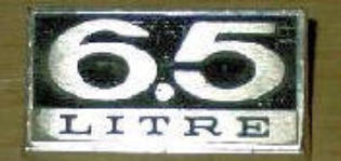 1968 Cougar 6.5 Litre Badge