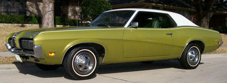 1969 Cougar 2-tone paint